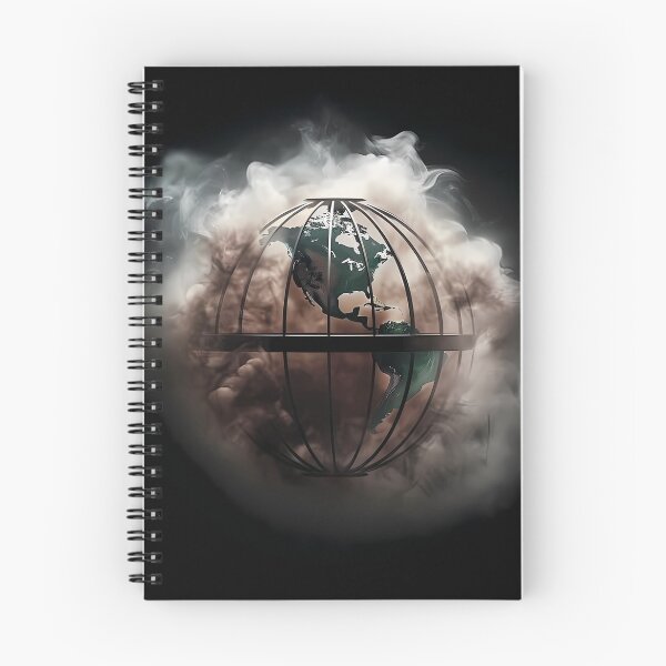Item preview, Earth is caged, dissolves into smoke designed and sold by UnemployedArt.