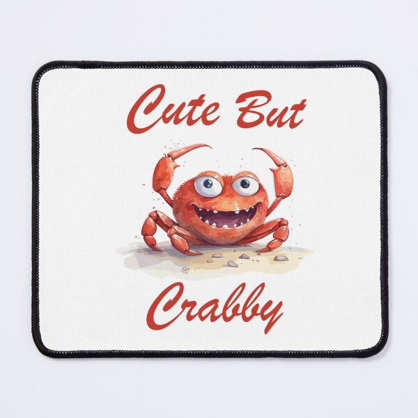 Item preview, Funny Colorful Cartoon Crab, Cute But Crabby designed and sold by SubtleSplit.