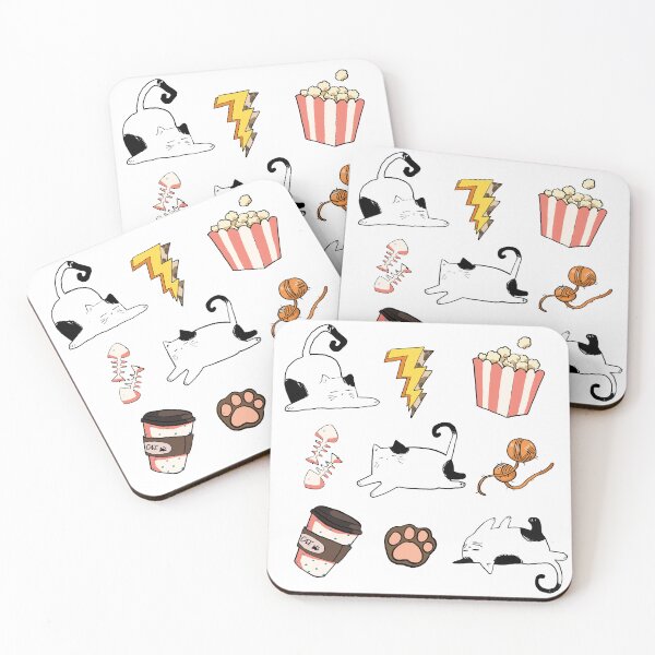 Item preview, funny cat sticker pack bundle, order large!! designed and sold by chameleon-crook.