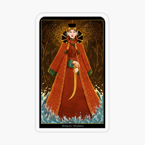 Aperçu de l'œuvre Femme mongole créée et vendue par Mango Mendoza.