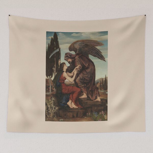 Item preview, The angel of death, Vintage illustration 1881 designed and sold by Lacasadellora.