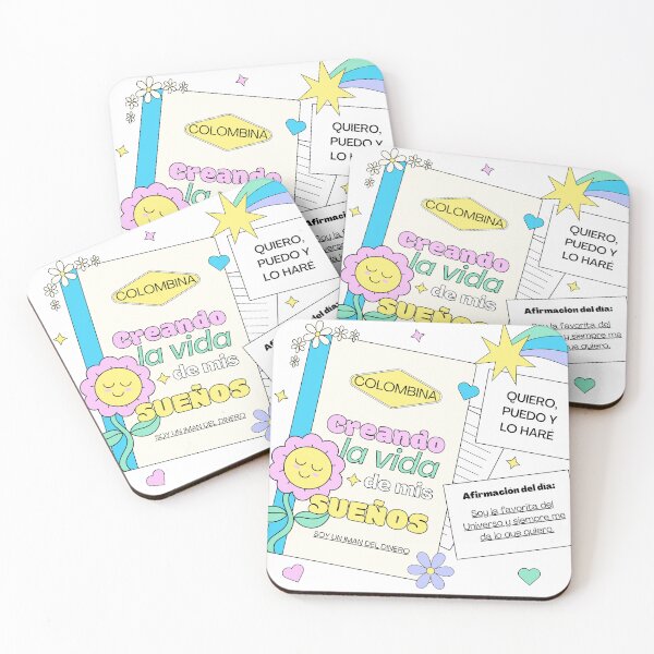 Item preview, Creating the life of my dreams, i'm a money magnet, I want, I can and I will, affirmation of the day designed and sold by colombinadesing.