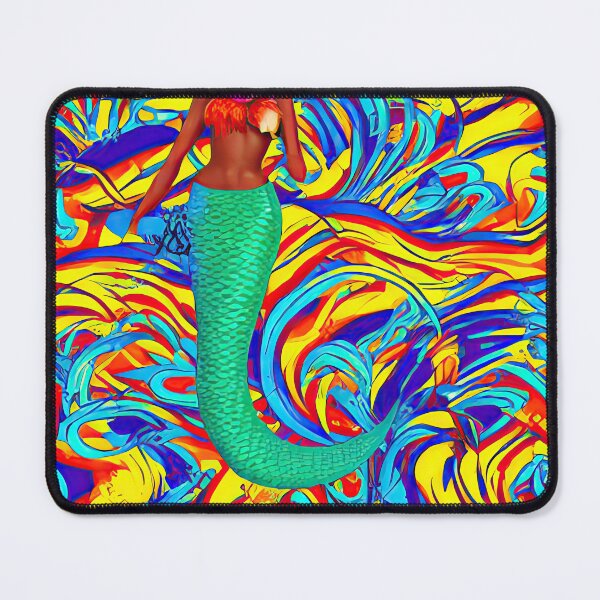 Item preview, African American Mermaid - AI Art designed and sold by casaai.