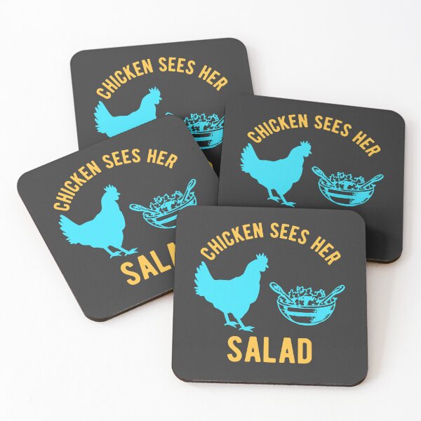 Item preview, Chicken Sees Her Salad designed and sold by CanadianUnicorn.