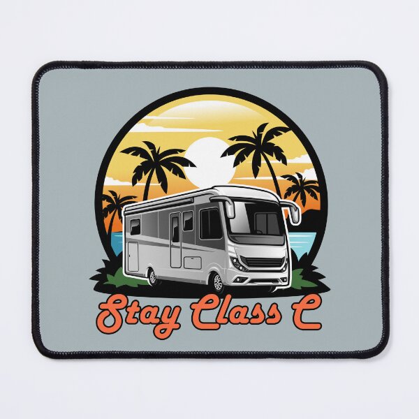 Item preview, Retro Stay Class C Camping Nature designed and sold by SunfullyYours.