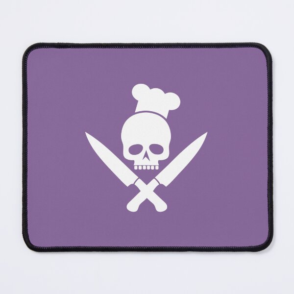 Item preview, BBQ cooking skull with chef's hat for barbecue fans designed and sold by elxukoizn83.