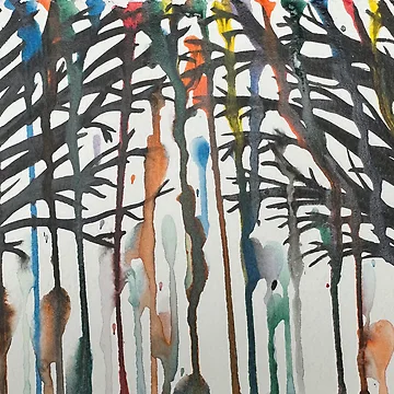 Artwork thumbnail, Tree Drips by ALifeInColor