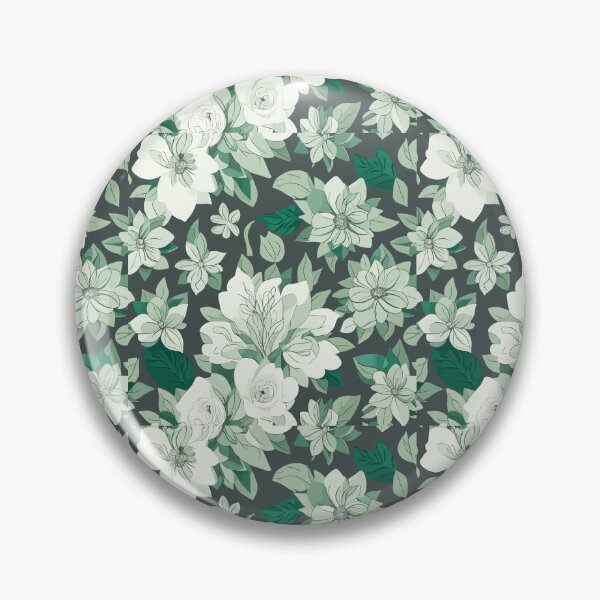 Item preview, green white Floral Elegance designed and sold by jkrphoto.