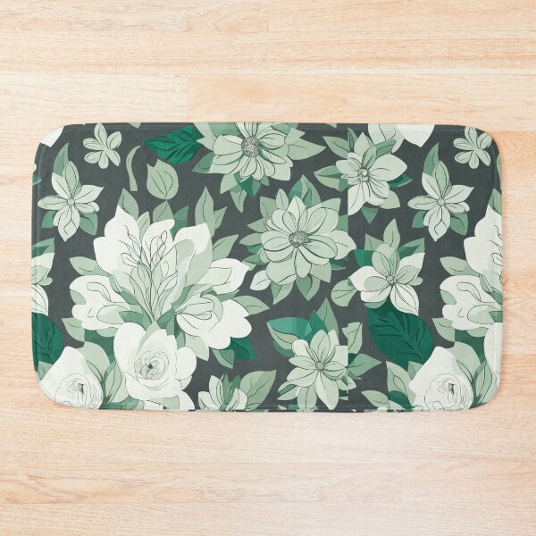 Item preview, green white Floral Elegance designed and sold by jkrphoto.