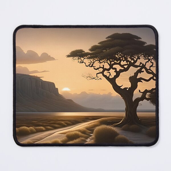 Item preview, A Joshua tree with a sunset designed and sold by Dorkkens.