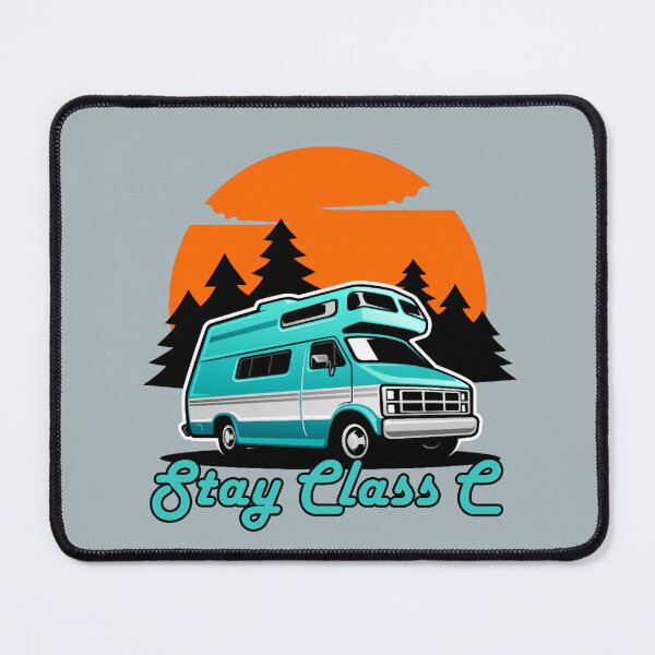 Item preview, Retro Stay Class C Camping Nature Trees designed and sold by SunfullyYours.