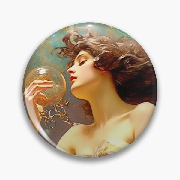 Item preview, The Crystal Ball Goddess designed and sold by CosmicGoddesses.