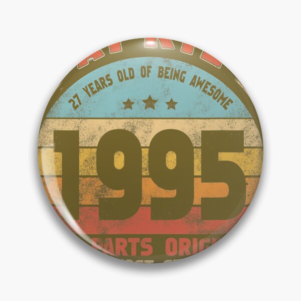 Item preview, April 1995 Awesome 27th Birthday Vintage 1995 Bday Decor 		 designed and sold by kmccfpun67.