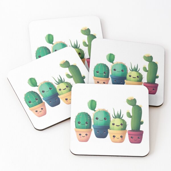 Item preview, Desert Botanical Garden | Cute Cactus | Succulent Pots designed and sold by JolieMastery.