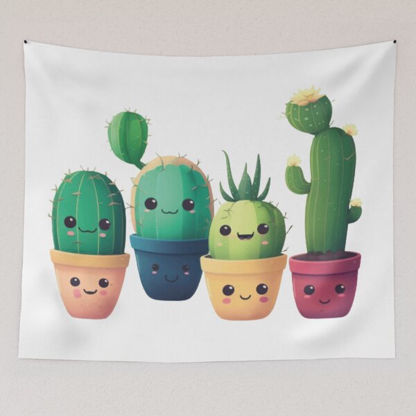 Item preview, Desert Botanical Garden | Cute Cactus | Succulent Pots designed and sold by JolieMastery.
