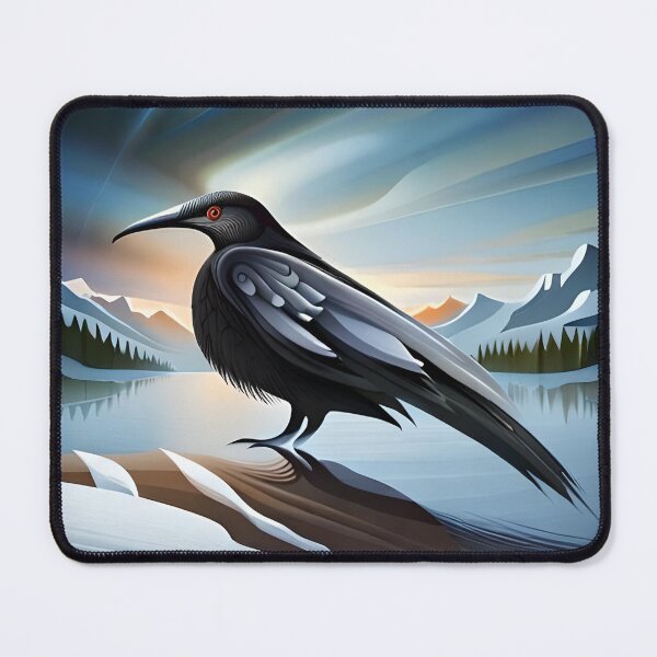 Item preview, A gothic cartoon raven designed and sold by Dorkkens.