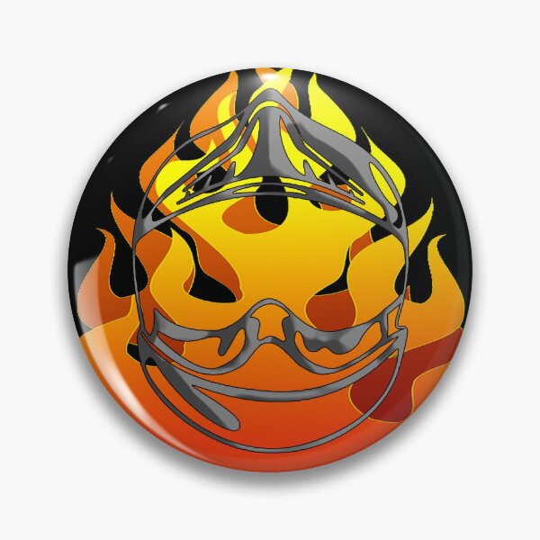 Item preview, Firefighters Logo Helmet in Flame Fireman Design designed and sold by jmc-aas.
