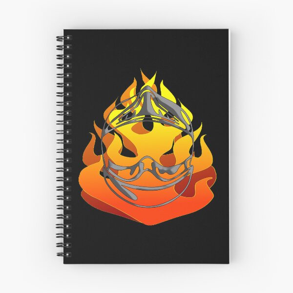 Item preview, Firefighters Logo Helmet in Flame Fireman Design designed and sold by jmc-aas.