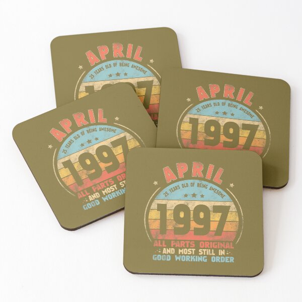 Item preview, April 1997 Awesome 25th Birthday Vintage 1997 Bday Decor 		 designed and sold by kmccfpun67.