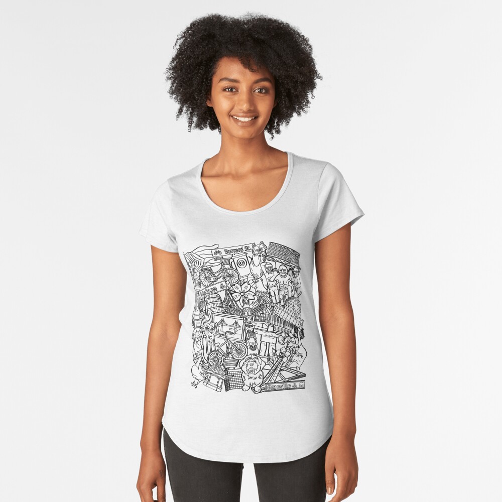 Item preview, Premium Scoop T-Shirt designed and sold by chuchucolouring.