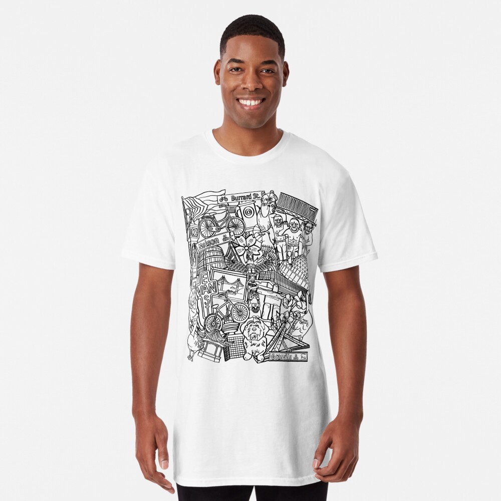 Item preview, Long T-Shirt designed and sold by chuchucolouring.