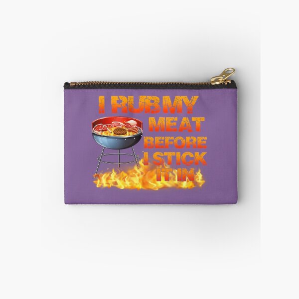 Item preview, BBQ Dad Offset Smoker Pit I Rub My Meat I Stick In It 		 designed and sold by elxukoizn83.