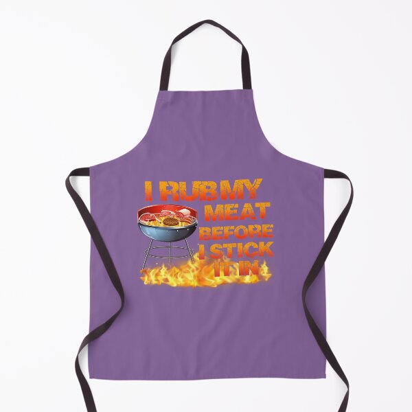 Item preview, BBQ Dad Offset Smoker Pit I Rub My Meat I Stick In It designed and sold by elxukoizn83.