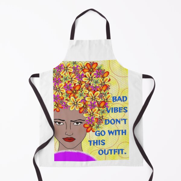 Item preview, Radical Feminist Humanist Quote - Bad Vibes Don't Go With This Outfit designed and sold by LethalPixieDust.
