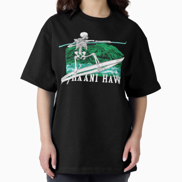 Item preview, Hawaiian Skeleton Spearfishing Grunge Tshirt designed and sold by allamericanash.