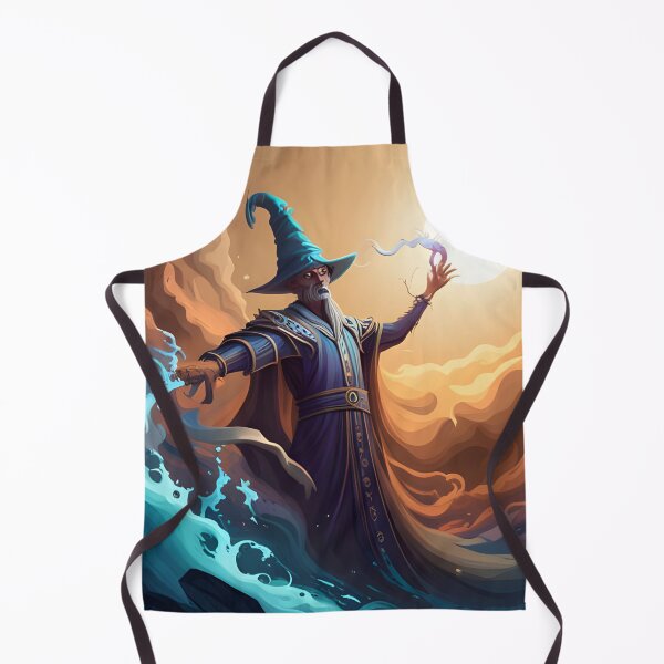 Item preview, Mystic Conjuror: Colourful Lich Wizard Unleashing Elemental Power designed and sold by Arc1.