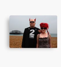 Two tone two Canvas Print
