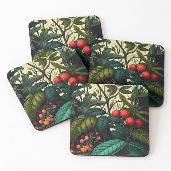 Item preview, Botanical Print of Tropical Plants & Flowers designed and sold by Print-Fusion.