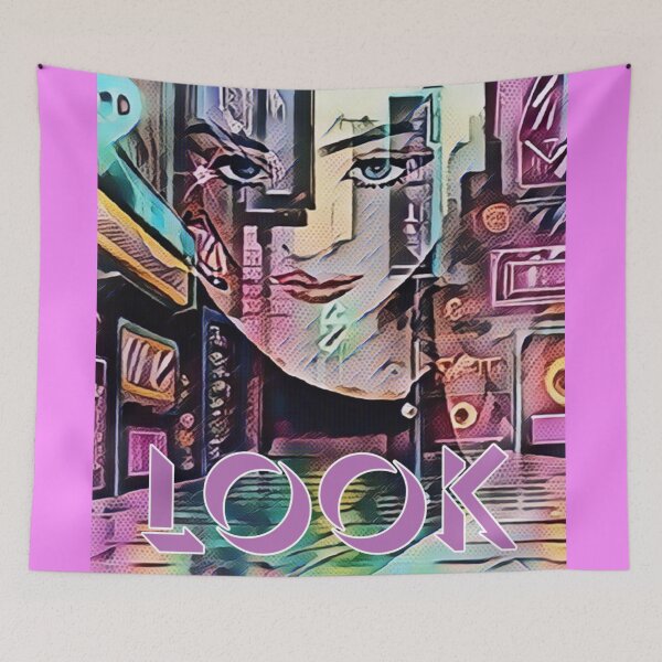 Item preview, LOOK city and people - photo collage digital art designed and sold by kikidu21.