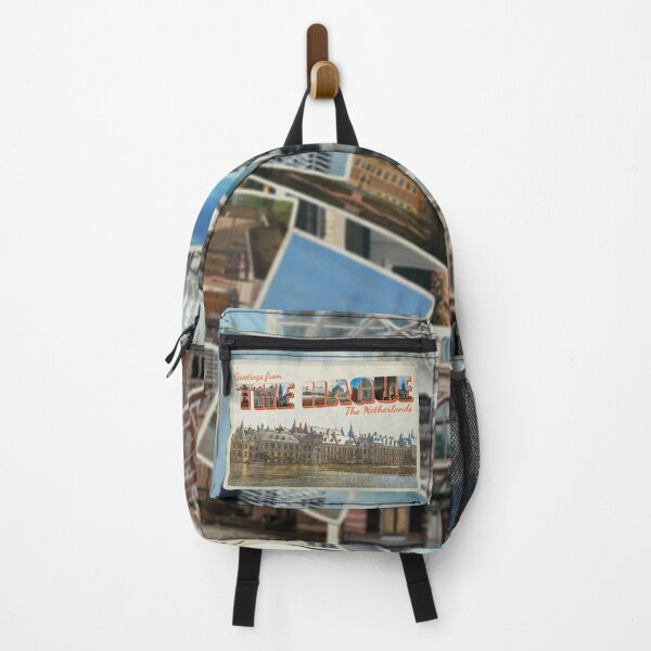 Item preview, Greetings from The Hague in The Netherlands Vintage style retro souvenir designed and sold by DeveloperProp0.