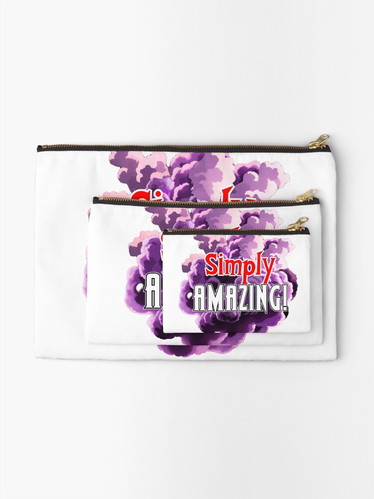Thumbnail 2 of 4, Zipper Pouch, Simply Amazing! designed and sold by Nachturne.