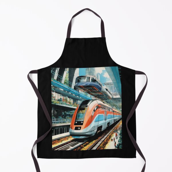 Item preview, Streamlined Visions: Mid-Century Inspired Futuristic Train Designs designed and sold by JLCableStudio.
