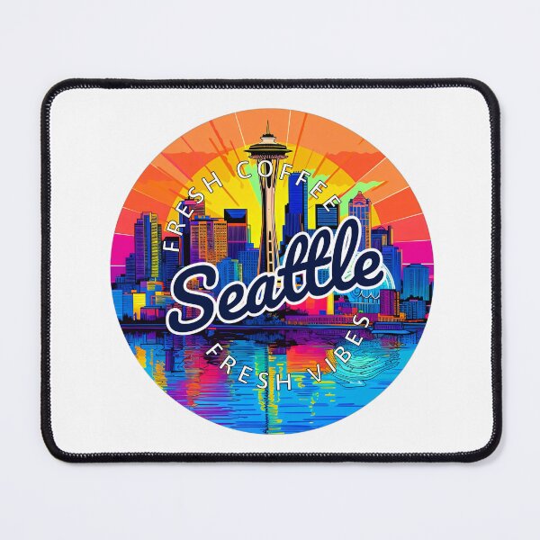 Item preview, Seattle Washington Fresh Vibe 0001 designed and sold by ajsloan.