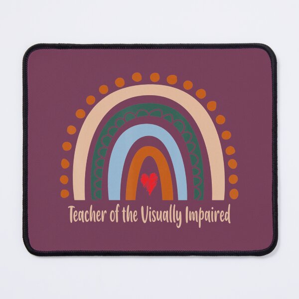 Item preview, Teacher Of The Visually Impaired Rainbow Back To School  	 designed and sold by lkoocnhzvg7.