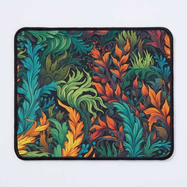 Item preview, Colorful and detailed ferns pattern, AI art designed and sold by MachinaeDreams.