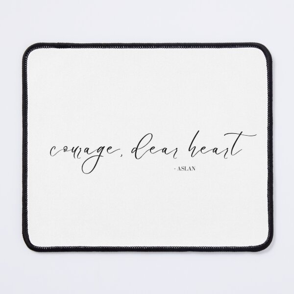 Item preview, Courage, dear heart / CS Lewis (script) designed and sold by CarolineTherese.