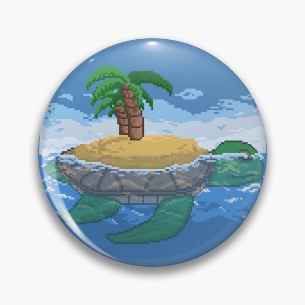 Item preview, Pixel Art Turtle Island designed and sold by PixelCarvel.