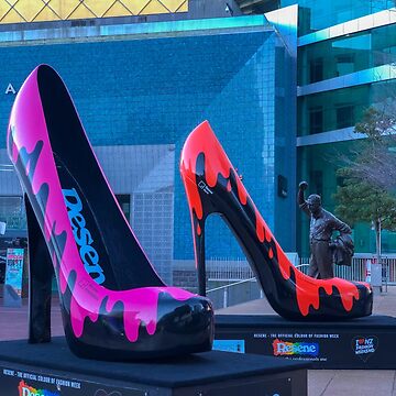 Artwork thumbnail, Art Display Giant High Heel Shoes by Michael McGimpsey