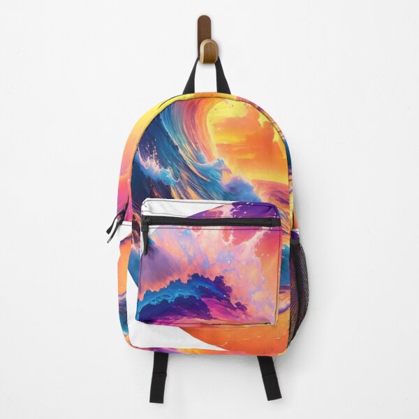 Item preview, Serenity Unleashed: Vibrant Sunset Splash Art designed and sold by WASjourney.
