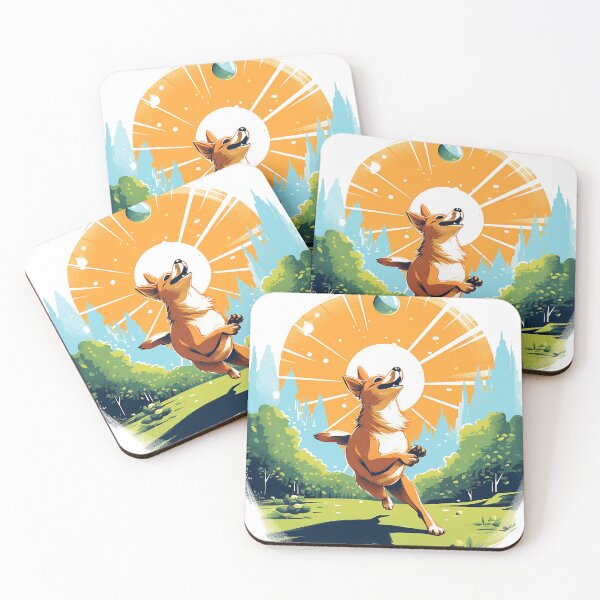 Item preview, Joyful Dog in Summer Park designed and sold by MuseOfMilo.