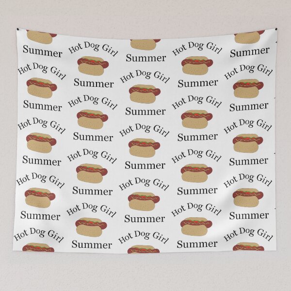 Item preview, Hot Dog Girl Summer, Black Font designed and sold by peachesandfizz.