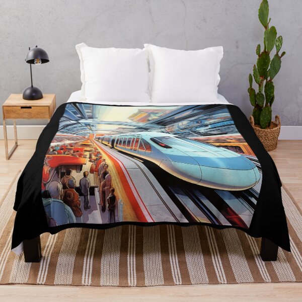 Item preview, Streamlined Visions: Mid-Century Inspired Futuristic Train Designs designed and sold by JLCableStudio.