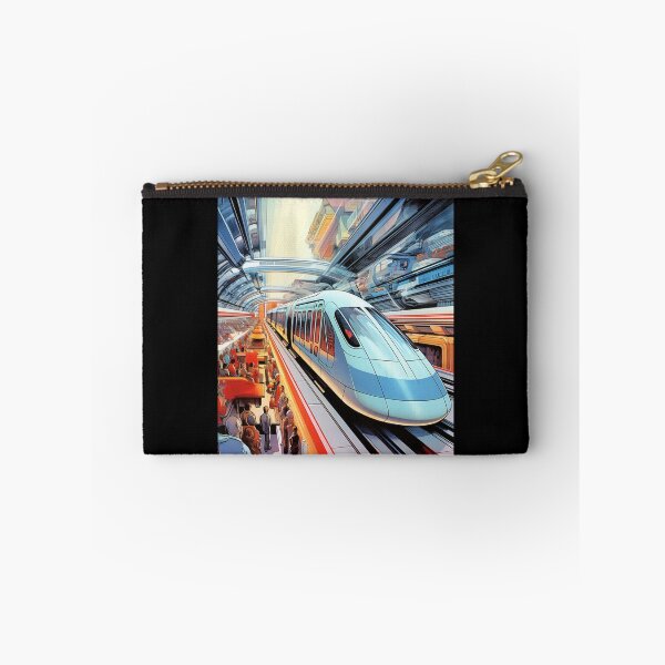 Item preview, Streamlined Visions: Mid-Century Inspired Futuristic Train Designs designed and sold by JLCableStudio.