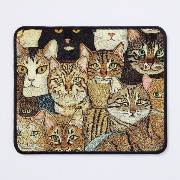 Item preview, Gustav Klimt style Cats designed and sold by NeffeliesStuff.