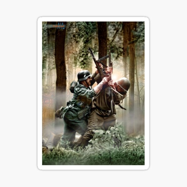 Item preview, Close combat, GI vs Nazi soldier, WW2 designed and sold by lexmil.