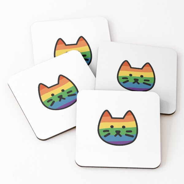 Item preview, Gay/ Queer Pride Cat designed and sold by su-chow.